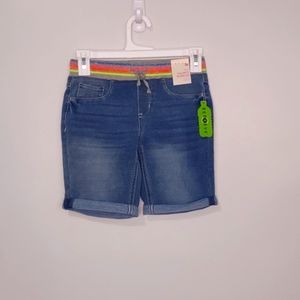 Blue denim kids shorts